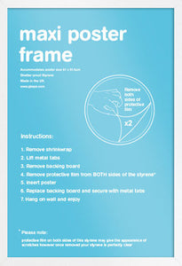 White Poster Frame - egoamo.co.za