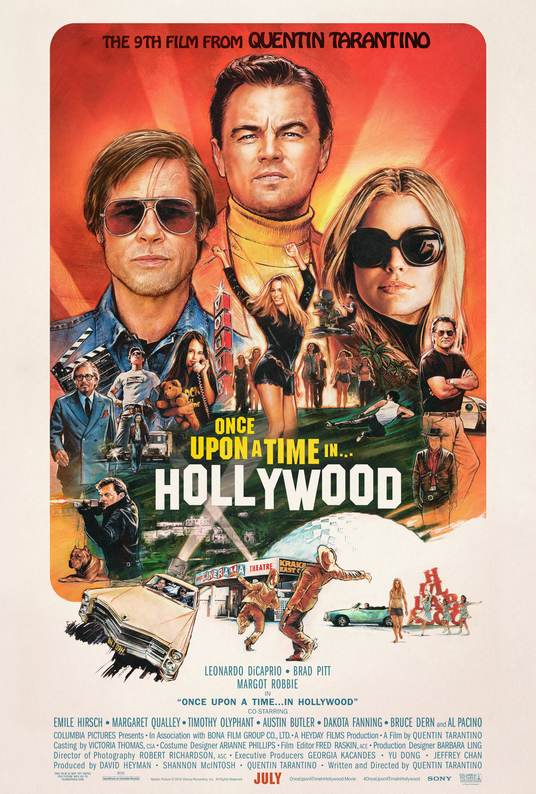 Once Upon a Time In Hollywood Movie Poster - egoamo.co.za