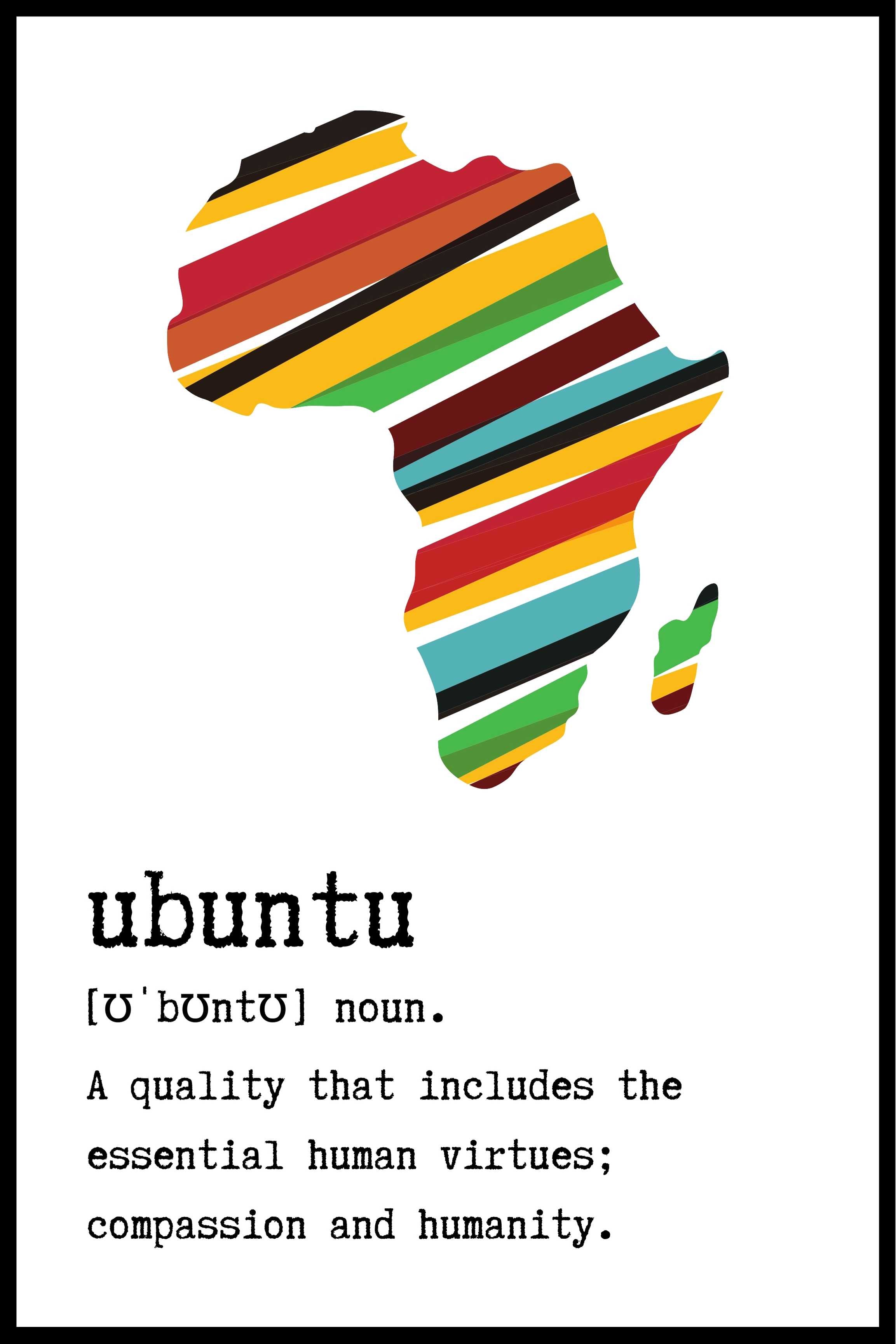 Unhu Ubuntu Ubuntu poster | egoamo.co.za